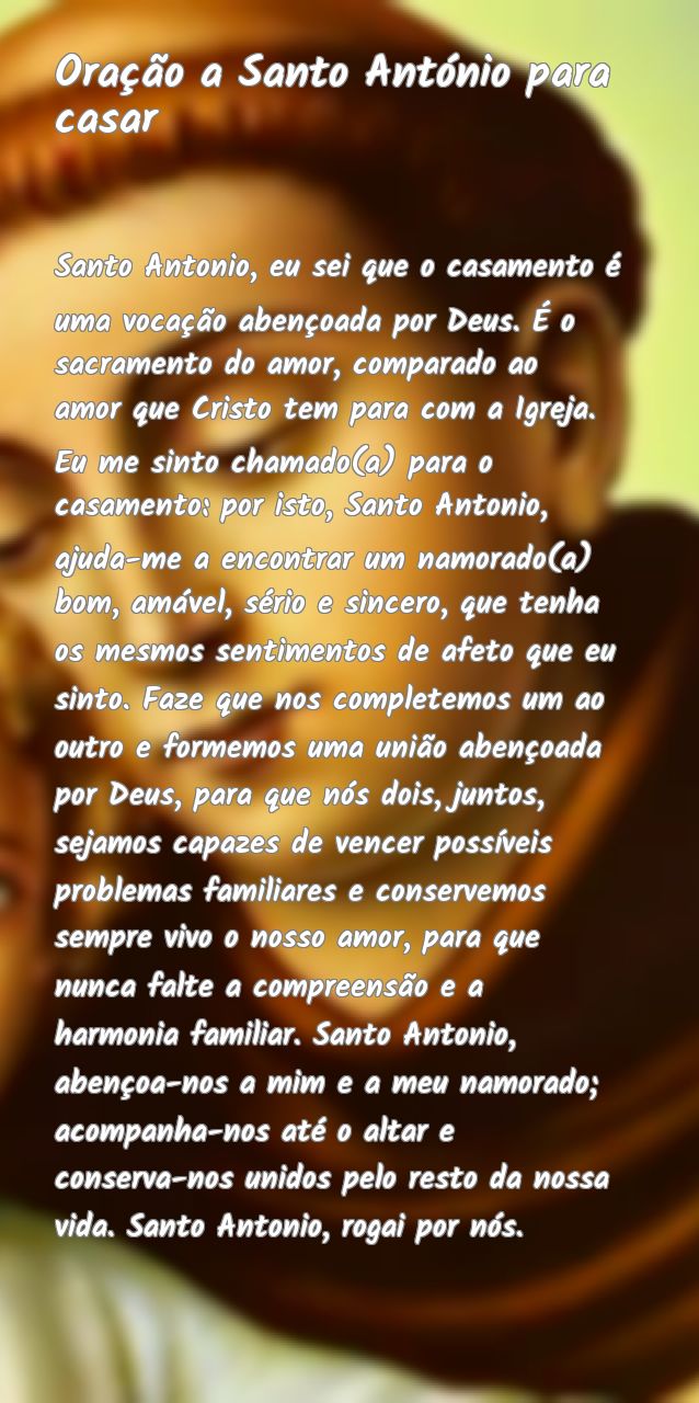Oração a Santo António para casar