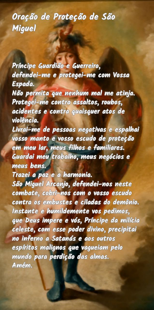 Oração de Proteção de São Miguel