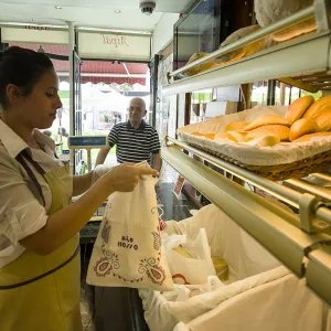 Comprando pão