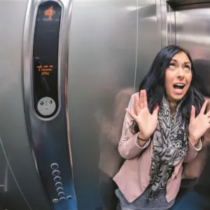 Medo de elevador