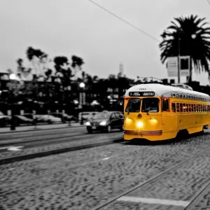 ônibus em movimento