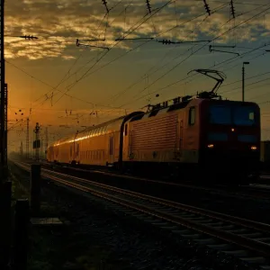Trem em movimento